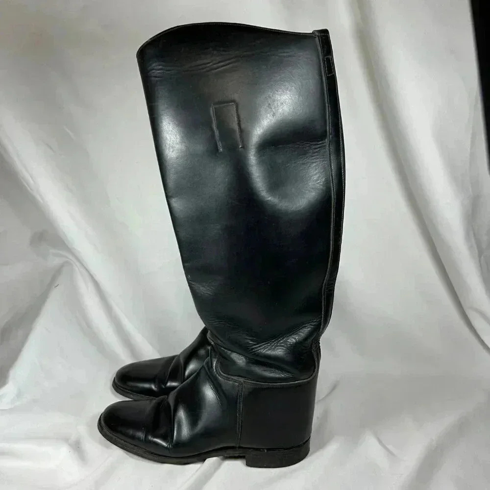 Marlborough Equestrian Riding Boots Size 6 UK Black Leather Made in England - Picture 9 of 10